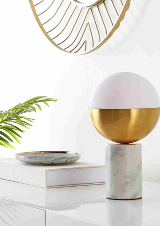 Safavieh Evolet TBL4320A Gold / White Lamp Room Scene Off Feature