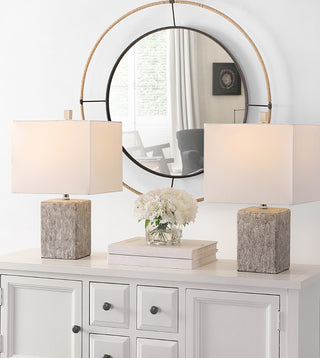 Safavieh Jaxon TBL4337A Grey Lamp Room Scene On Feature