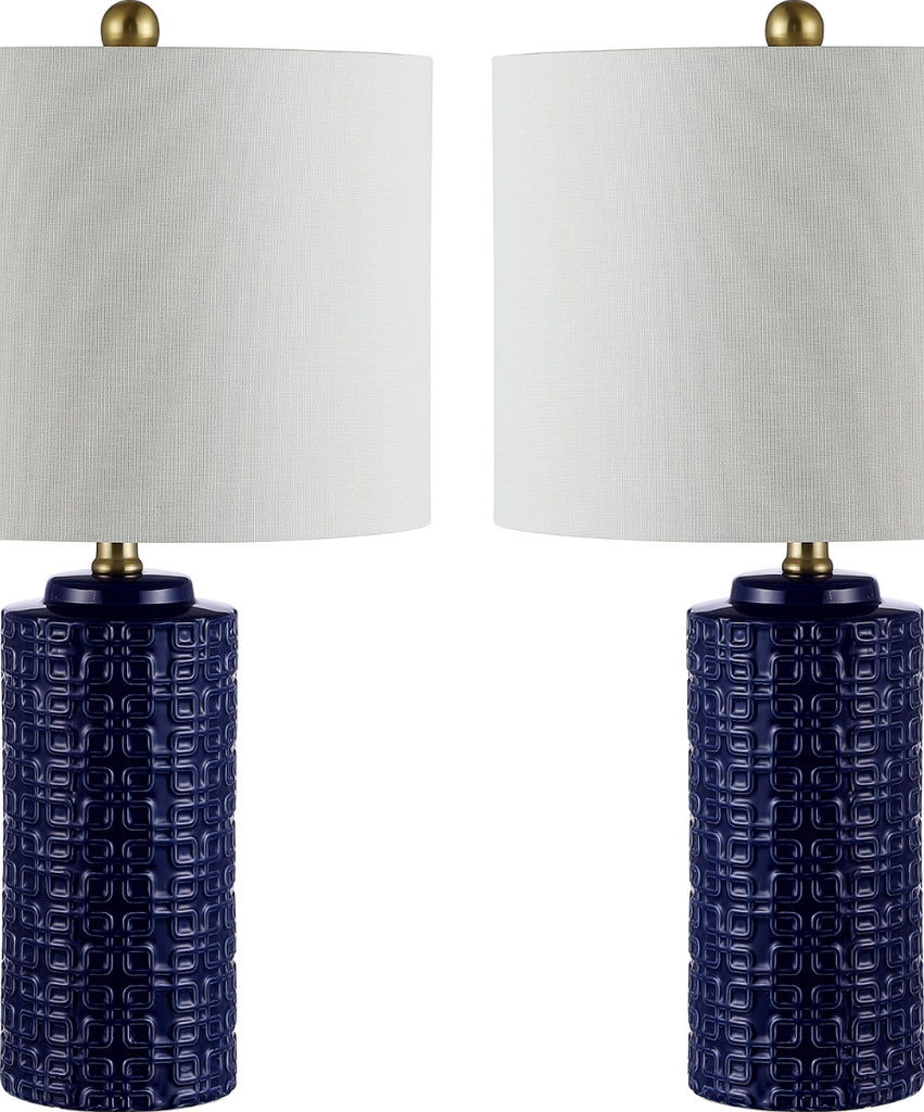 Safavieh Artef TBL4338B Navy Blue Lamp main image
