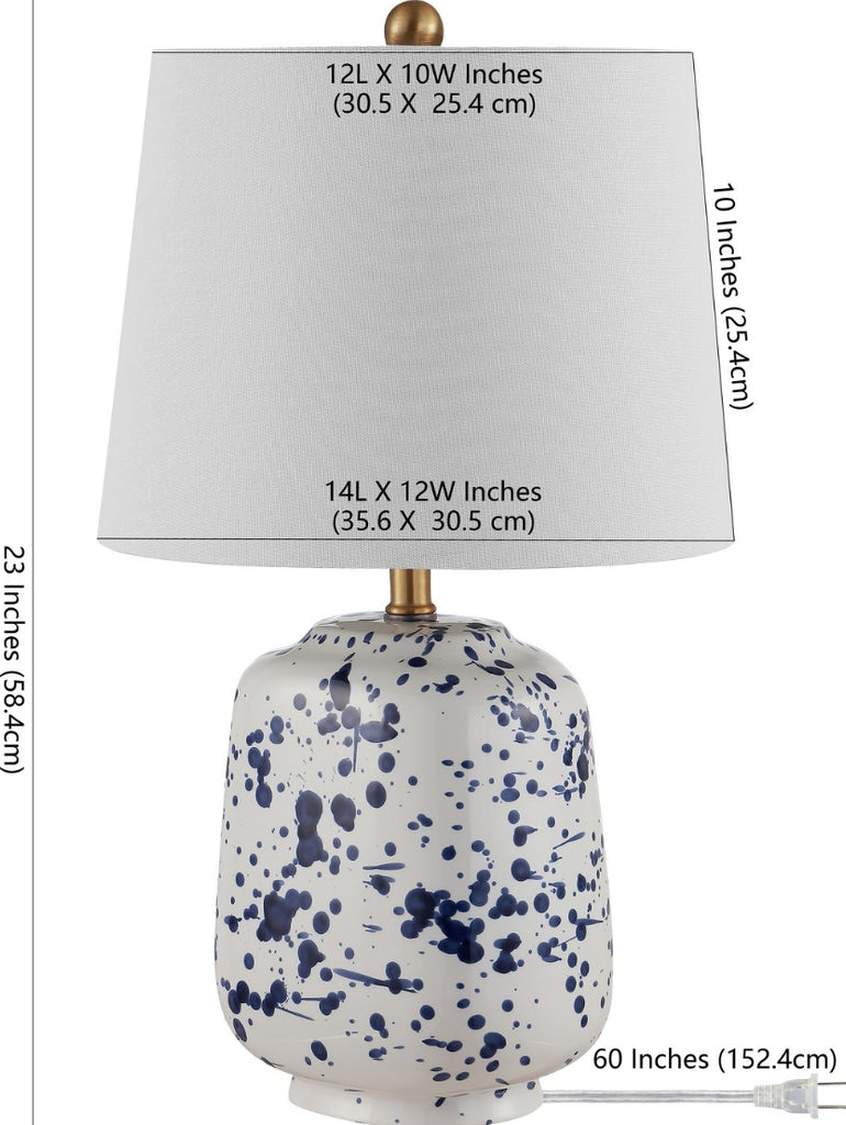Safavieh Greyon TBL4341A Navy Blue Lamp main image