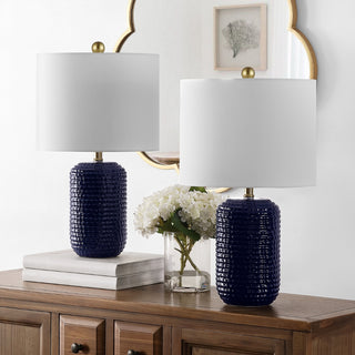 Safavieh Jace TBL4342A Navy Blue Lamp Room Scene Off Feature