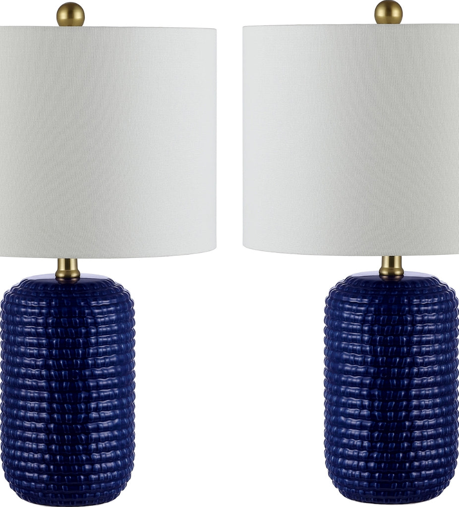 Safavieh Jace TBL4342A Navy Blue Lamp main image