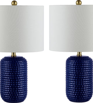 Safavieh Jace TBL4342A Navy Blue Lamp main image