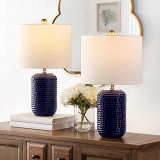 Safavieh Jace TBL4342A Navy Blue Lamp Room Scene On Feature