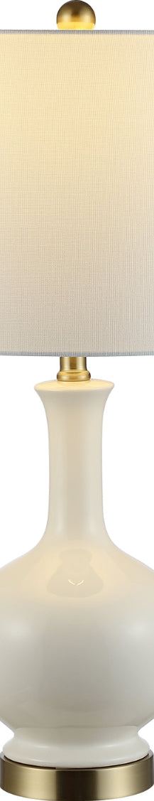 Safavieh Bowie TBL4346A Cream Lamp Main On