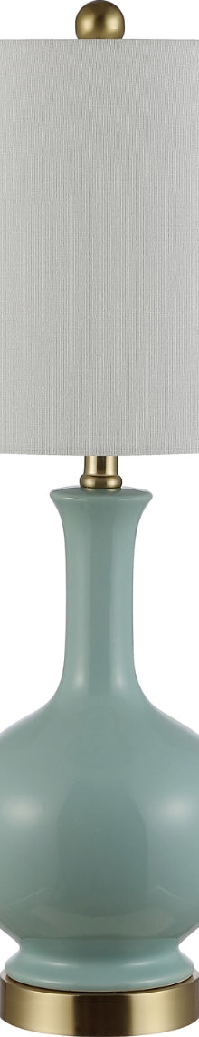 Safavieh Bowie TBL4346B Robins Egg Blue Lamp Main Off