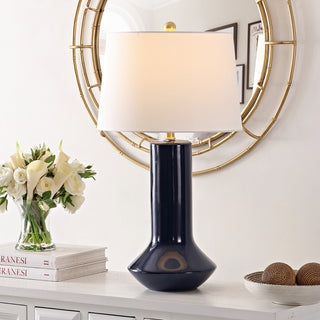 Safavieh Wells TBL4349A Navy Blue Lamp Room Scene On Feature