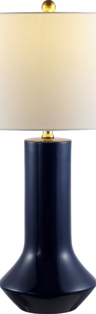 Safavieh Wells TBL4349A Navy Blue Lamp Main On