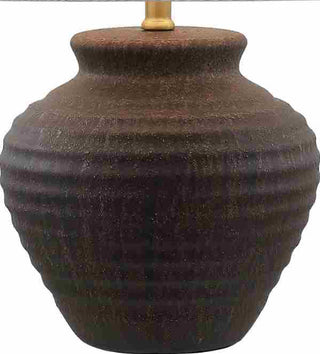 Safavieh Ledger TBL4352C Dark Brown Lamp Main On