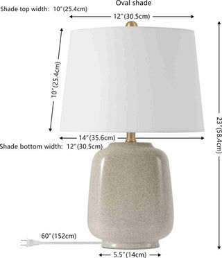 Safavieh Brixton TBL4356A Cream / Blue Lamp main image