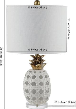 Safavieh Sonny TBL4357A White Lamp main image