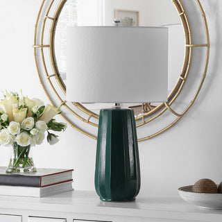 Safavieh Yani TBL4361A Dark Green Lamp Room Scene Off Feature