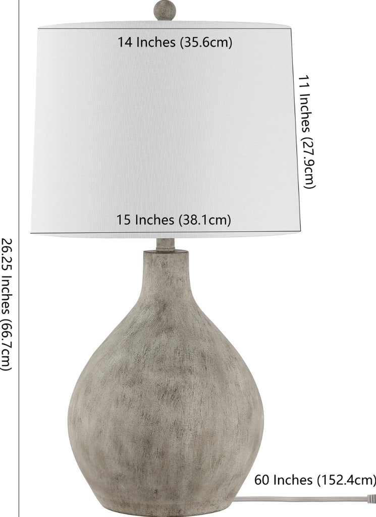 Safavieh Tolen TBL4366A Grey Lamp main image