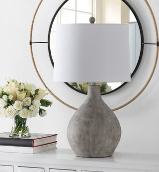 Safavieh Tolen TBL4366A Grey Lamp Room Scene Off Feature