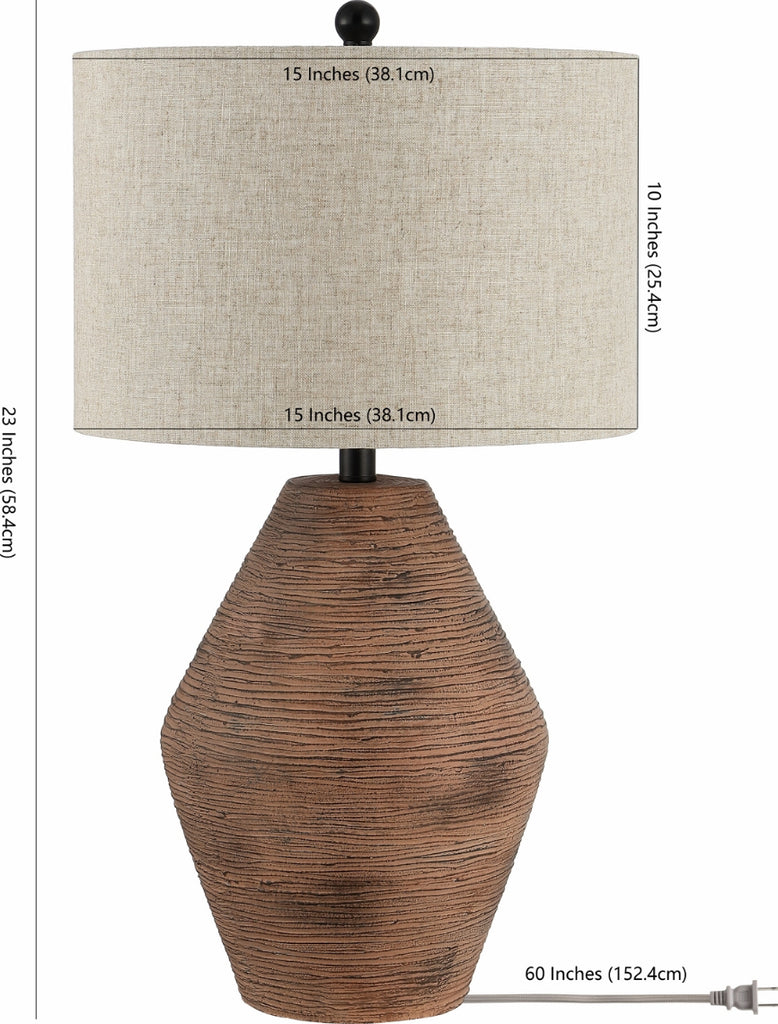 Safavieh Detris TBL4368A Brown Lamp main image
