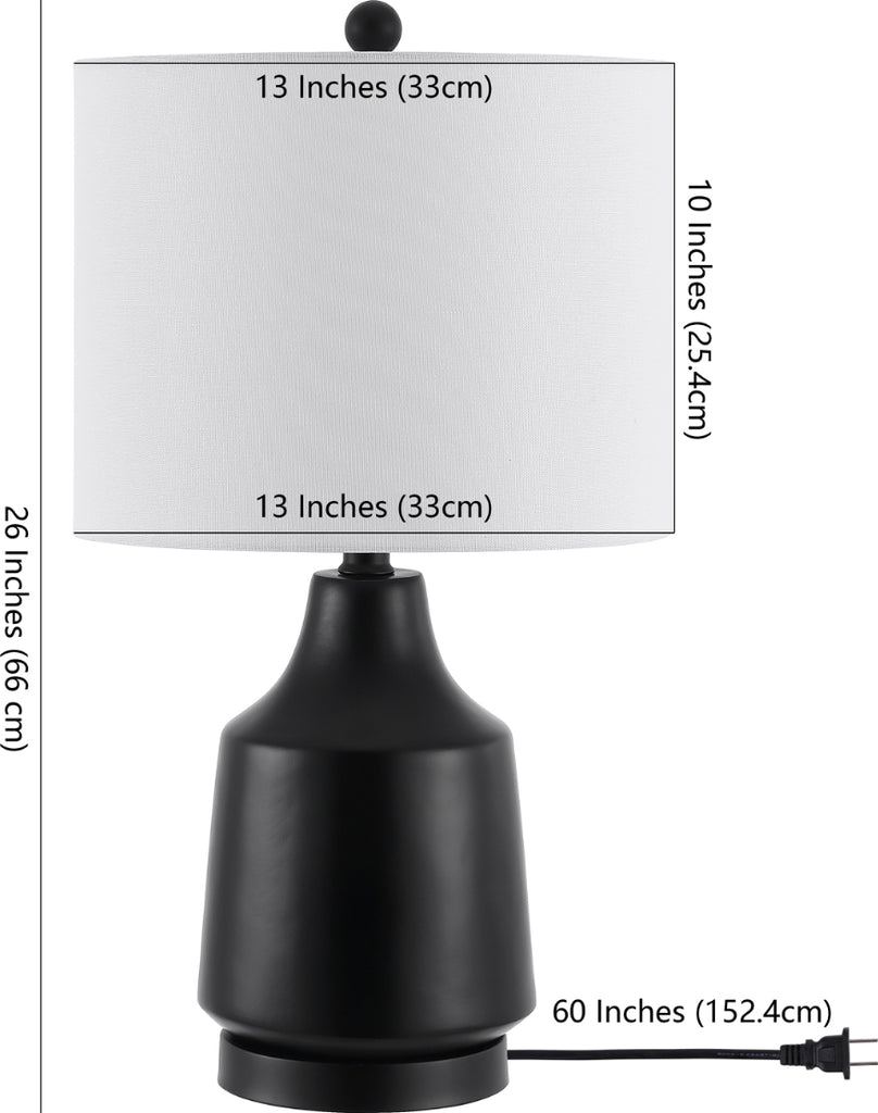 Safavieh Atrius TBL4373A Black Lamp main image