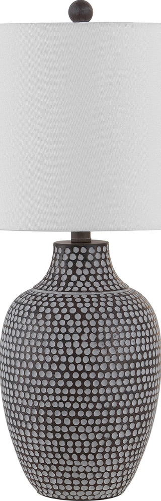 Safavieh Resler TBL4377A Brown / White Lamp Main Off