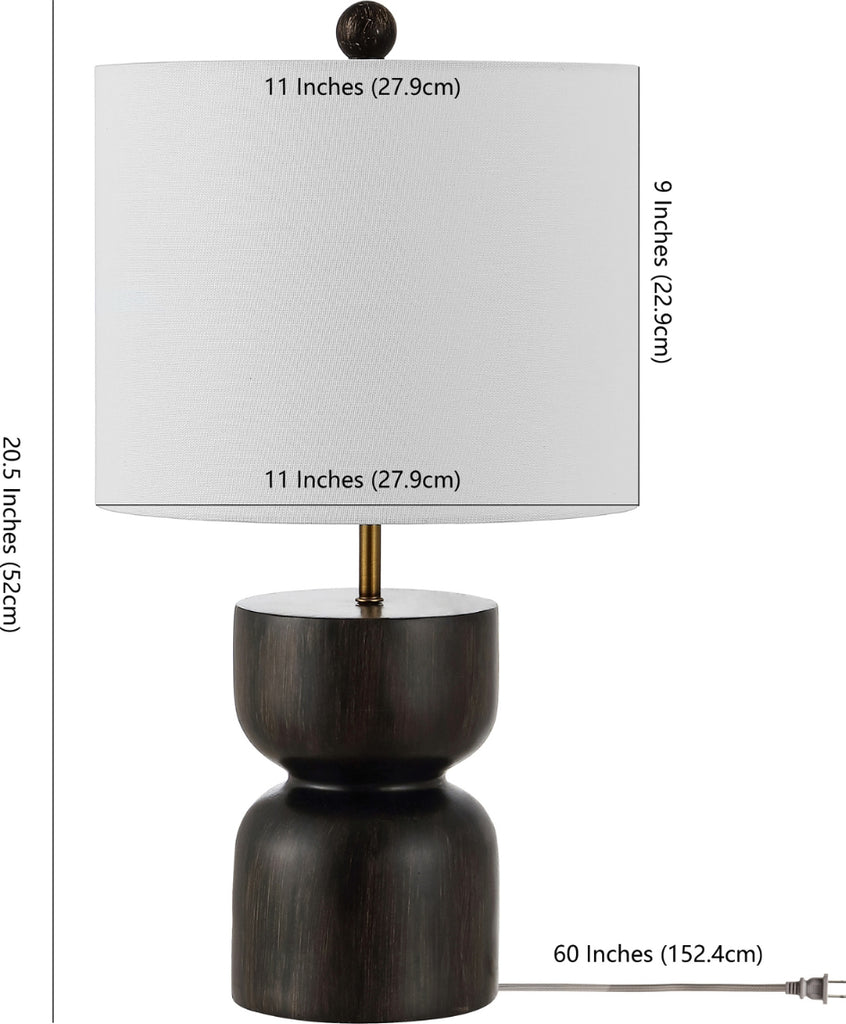 Safavieh Lastra TBL4381A Dark Brown Lamp main image