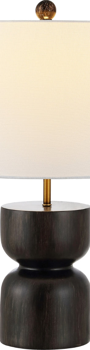 Safavieh Lastra TBL4381A Dark Brown Lamp Main On