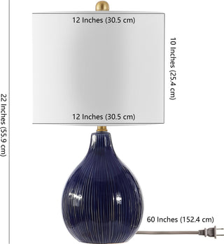 Safavieh Calrus TBL4385A Blue Lamp main image