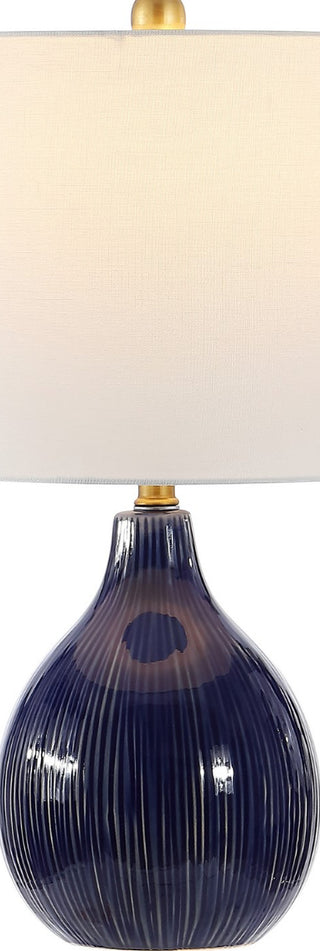 Safavieh Calrus TBL4385A Blue Lamp Main On
