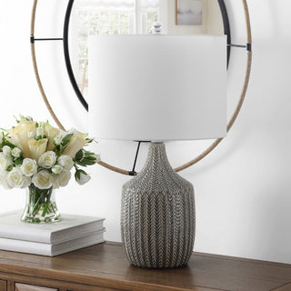 Safavieh Secia TBL4389A Grey Lamp Room Scene Off Feature