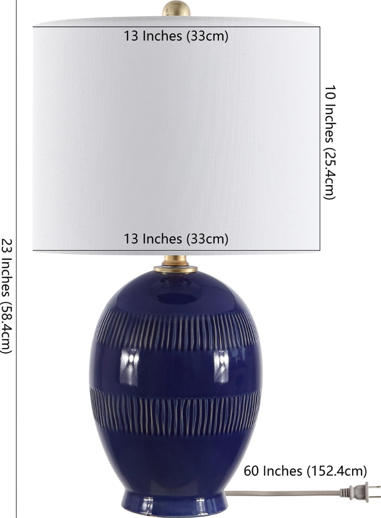 Safavieh Liney TBL4395A Blue Lamp main image
