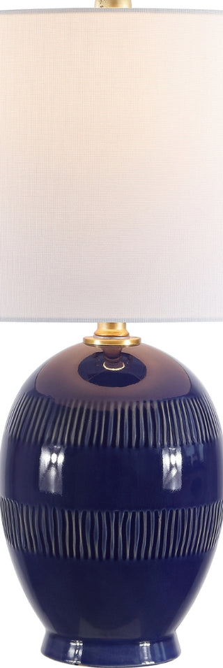 Safavieh Liney TBL4395A Blue Lamp Main On