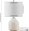 Safavieh Traken TBL4396A Antique White Lamp main image