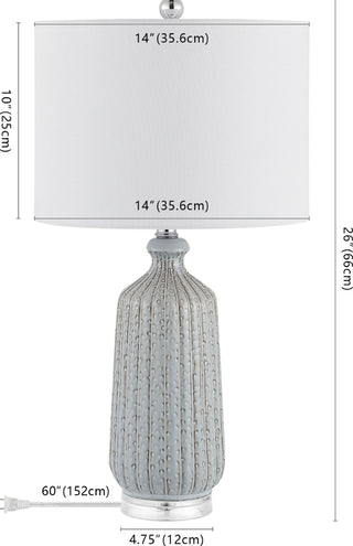Safavieh Amberly TBL4401A Grey Lamp main image