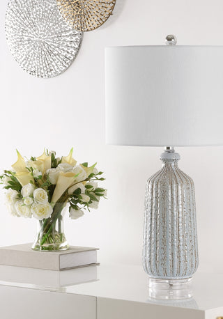 Safavieh Amberly TBL4401A Grey Lamp Room Scene Off Feature
