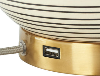 Safavieh Kremp TBL4409A Grey Lamp Main On