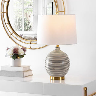 Safavieh Kremp TBL4409A Grey Lamp Room Scene On Feature