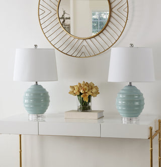 Safavieh Wembli TBL4411A Robins Egg Blue Lamp main image