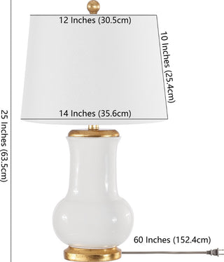 Safavieh Emberson TBL4414A Ivory / Gold Lamp main image
