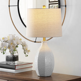 Safavieh Barli TBL4415A Antique White Lamp Room Scene On Feature