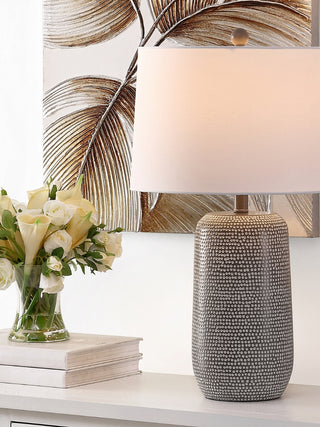 Safavieh Celvin TBL4416A Grey / White Lamp Room Scene On Feature