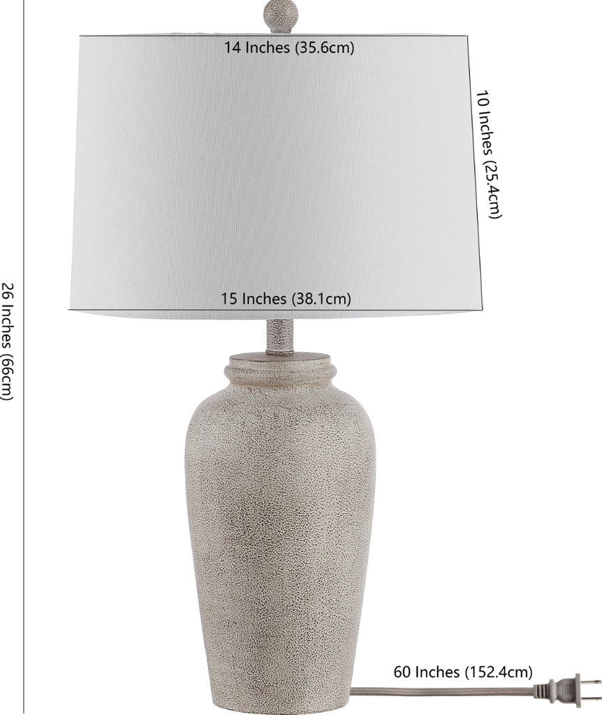 Safavieh Sabrin TBL4417A Cream Lamp main image