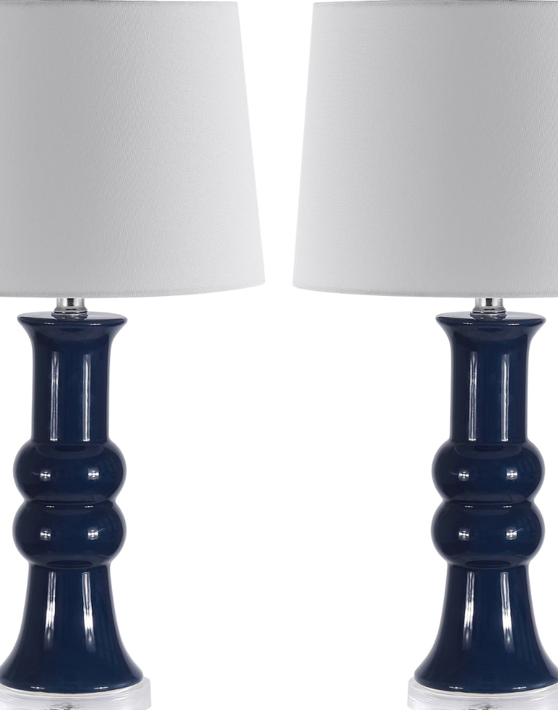 Safavieh Lamber TBL4418B Navy Lamp main image