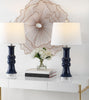 Safavieh Lamber TBL4418B Navy Lamp Room Scene On Feature