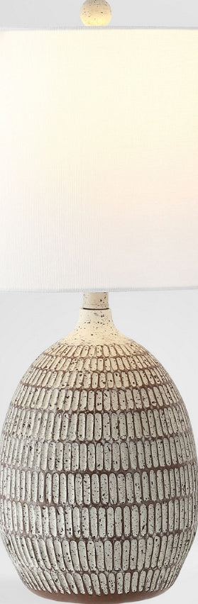 Safavieh Dewlen TBL4421A Brown / White Lamp main image