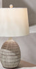Safavieh Dewlen TBL4421A Brown / White Lamp Room Scene On Feature