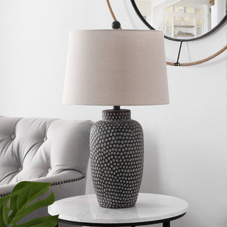 Safavieh Jerlen TBL4422A Brown / White Lamp Room Scene Off Feature