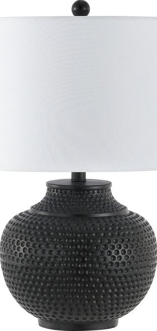 Safavieh Hemper TBL4423A Matte Black Lamp Main Off