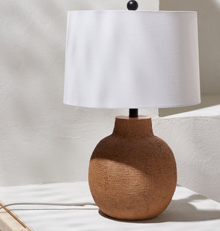 Safavieh Acer TBL4428A Tan Lamp Room Scene Off Feature