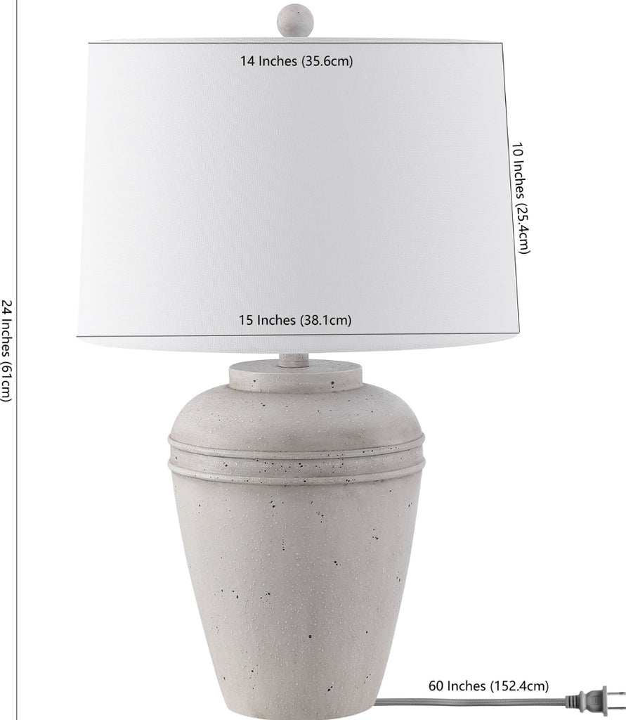 Safavieh Demlin TBL4429A Grey Lamp main image