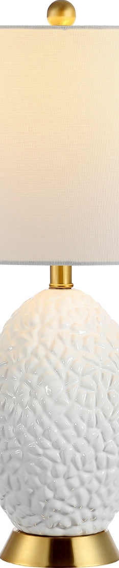 Safavieh Kimli TBL4430A White / Brass Lamp Main On