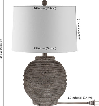 Safavieh Pendri TBL4433A Brown Lamp main image