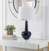 Safavieh Selmi TBL4440A Navy Lamp Room Scene Off Feature