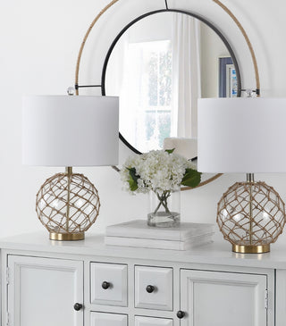 Safavieh Gremeli TBL4450A Natural / Clear Lamp main image